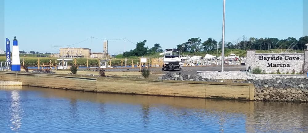 Bayside Cove Marina.