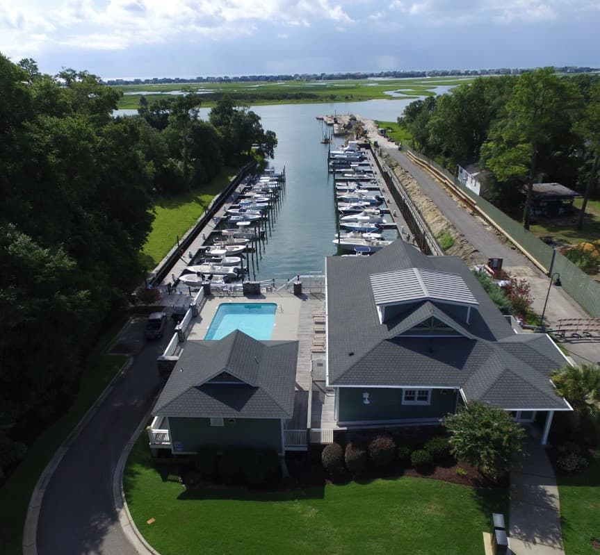 Mason Harbour Yacht Club and marina
