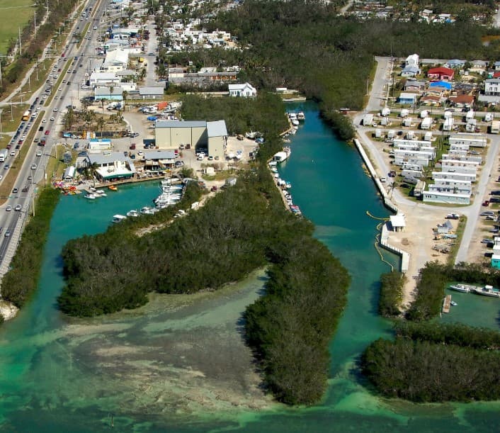 Hurricane Hole restaurant and Marina