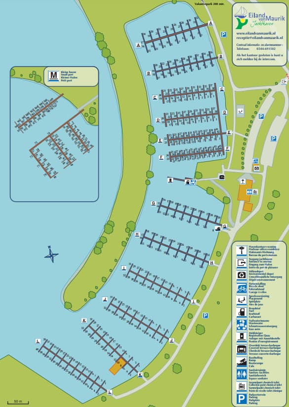 Jachthaven Eiland Van Maurik