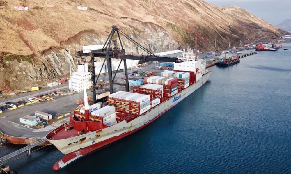 Unalaska Marine Center (UMC) and the USCG Dock
