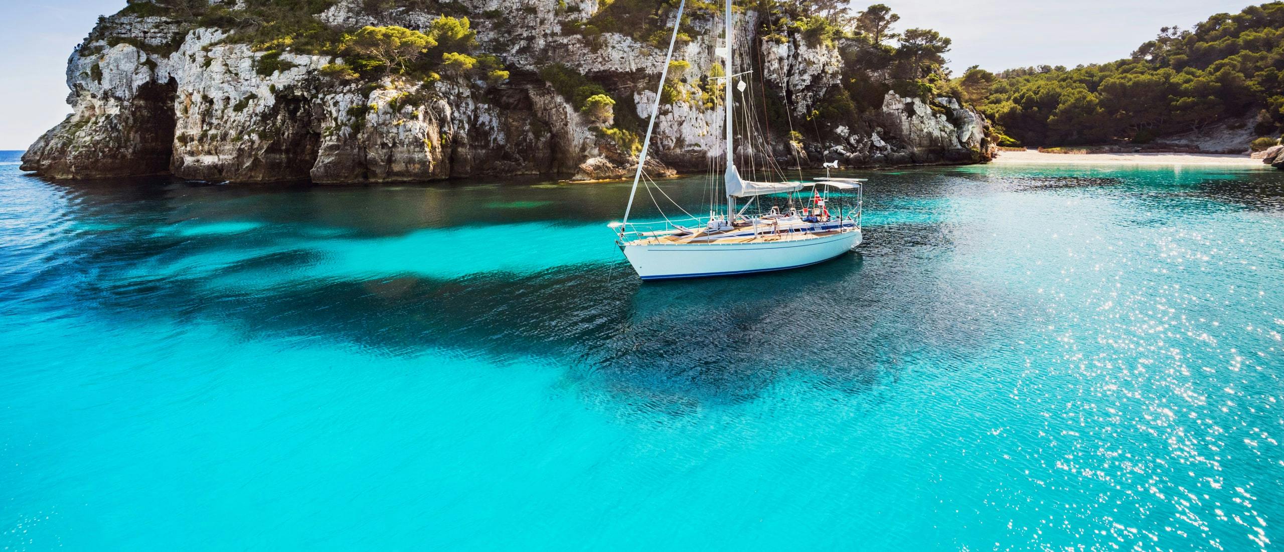 yacht in water